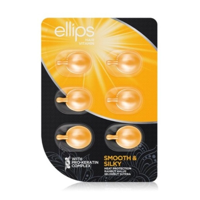 Ellips Hair Vitamin Smooth & Silky 6 αμπούλες