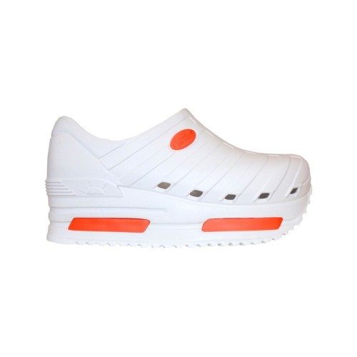 Emanuele Elevate Γυναικεία Ανατομικά Σαμπό – Λευκό