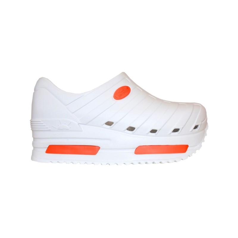 Emanuele Elevate Γυναικεία Ανατομικά Σαμπό – Λευκό