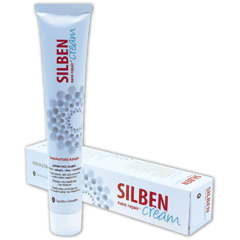 Epsilon Health Silben Nano Repair Cream Επουλωτική Κρέμα 50ml