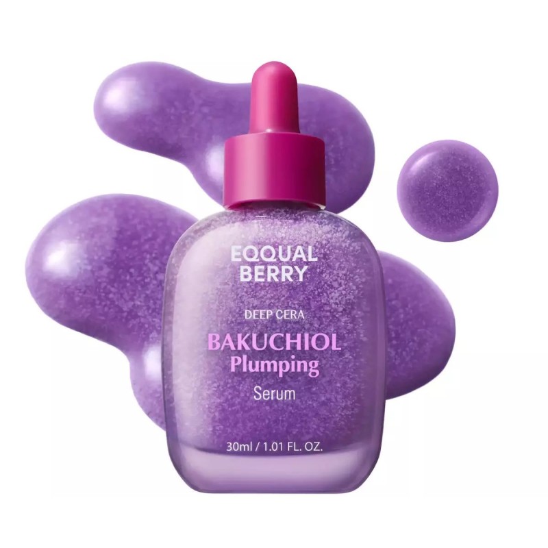 Eqqualberry Bakuchiol Plumping Αντιγηραντικό Serum Προσώπου με Bakuchiol & Ρετινόλη για Σύσφιξη 30ml