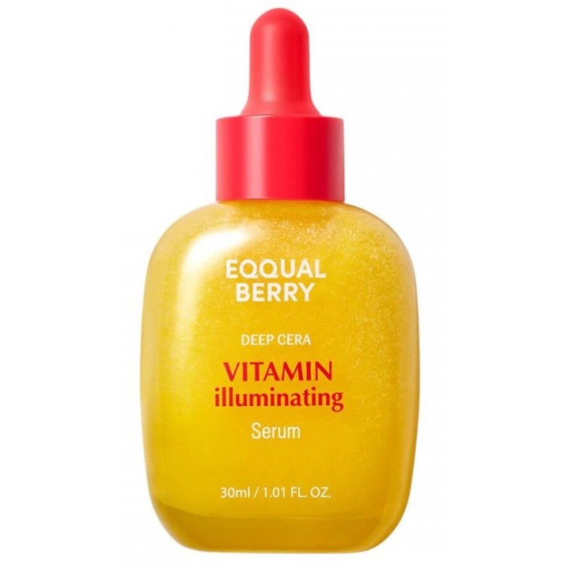 Eqqualberry Vitamin Illuminating Serum Προσώπου με Βιταμίνη C & Νιασιναμίδη για Πανάδες & Ατέλειες 30ml