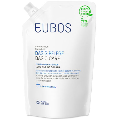 Eubos Blue Liquid Washing Emulsion Refill 400ml