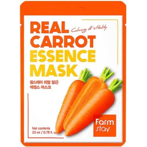 Farm Stay Real Carrot Essence Mask - Μάσκα προσώπου με εκχύλισμα καρότου 23ml