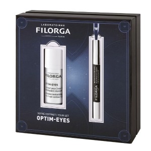 Filorga PROMO Optim Eyes 3 σε 1 Κρέμα Ματιών 15ml - ΔΩΡΟ Nutri Filler Plumping Ενυδατικό Lip Balm 4gr