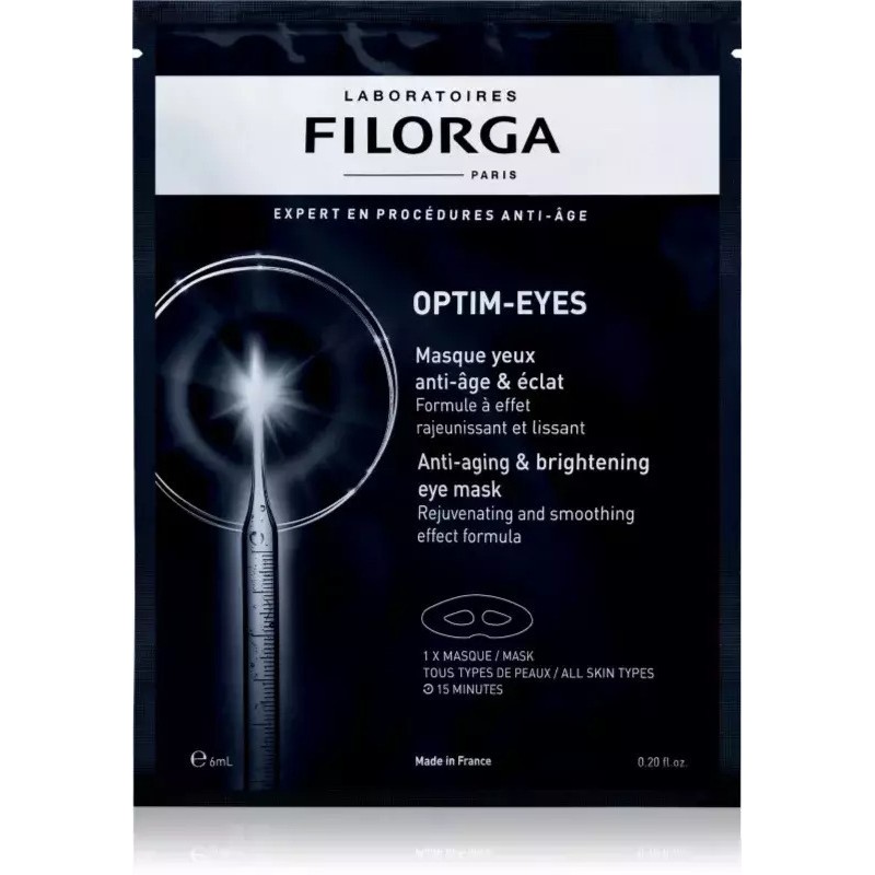 Filorga Optim Eyes Anti Aging & Brightening Eye Mask Αντιγηραντική Μάσκα Ματιών 1τμχ