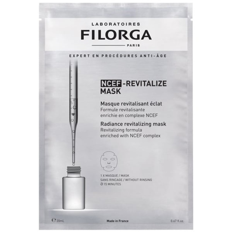Filorga NCEF-Revitalize Sheet Mask - Μάσκα Άμεσης Αναζωογόνησης & Λάμψης (1τμχ)