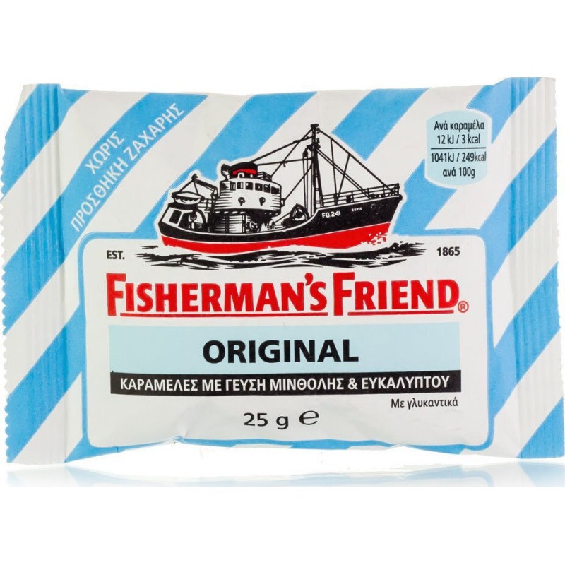 Fisherman's Friend Original Καραμέλες Ευκάλυπτος & Μέντα 25gr