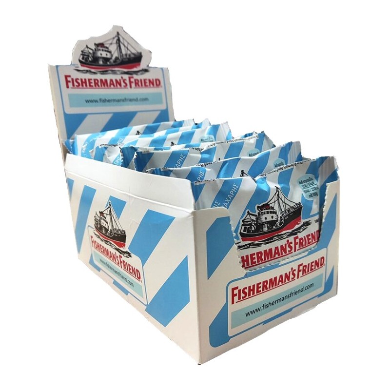Fisherman's Friend Original Καραμέλες Ευκάλυπτος Μενθόλη 12x25gr