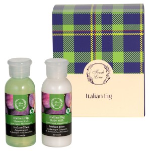 Fresh Line Promo Xmas25 Mini Italian Fig Τροπικό Αφρόλουτρο, 100ml & Γαλάκτωμα Σώματος, 100ml
