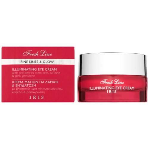 Fresh Line Iris Κρέμα Ματιών για Λάμψη και Ενυδάτωση 15ml