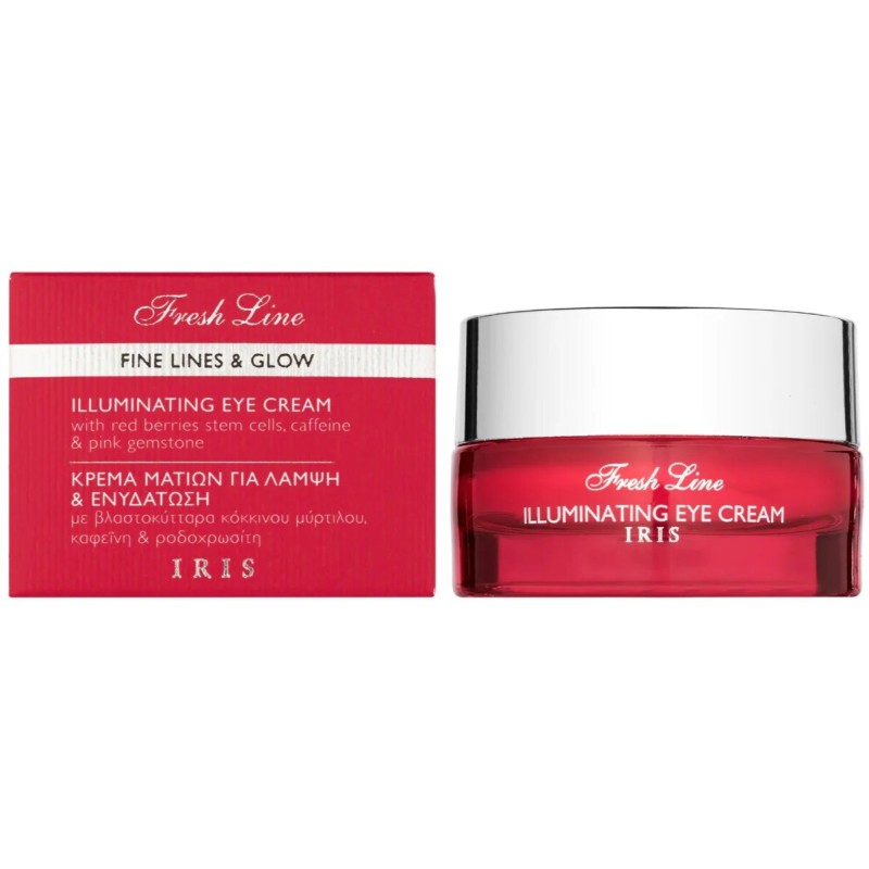 Fresh Line Iris Κρέμα Ματιών για Λάμψη και Ενυδάτωση 15ml