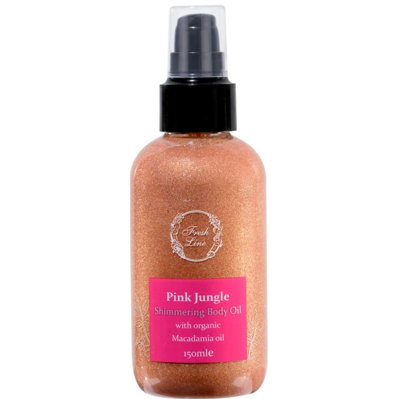 Fresh Line Pink Jungle Ξηρό Λάδι Λάμψης Σώματος, 150ml