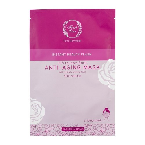 Fresh Line Instant Beauty Flash Μάσκα Προσώπου για Αντιγήρανση 10ml