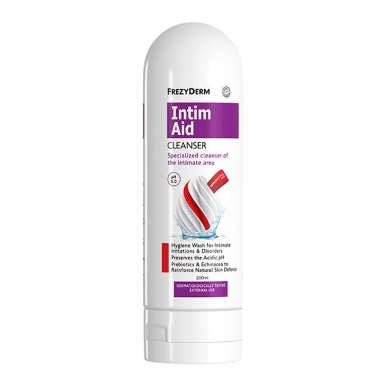 Frezyderm Intim Aid Cleanser Καθαριστικό Ευαίσθητης Περιοχής, 200ml Frezyderm Intim Aid Cleanser Καθαριστικό Ευαίσθητης Περιοχής, 200ml