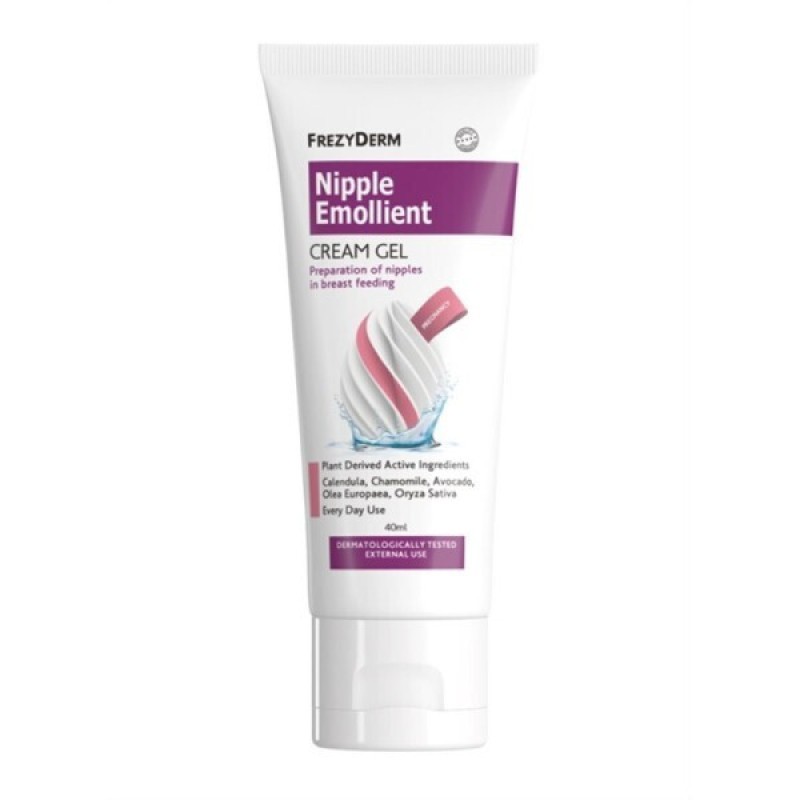 Frezyderm Nipple Emollient Cream-Gel Μαλακτική Κρέμα για τις Θηλές, 40ml Frezyderm Nipple Emollient Cream-Gel Μαλακτική Κρέμα για τις Θηλές, 40ml