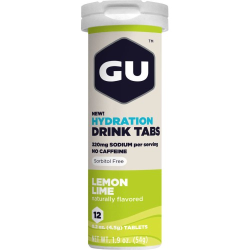 GU Hydration Drink Tabs – Lemon Lime (12 δισκία)