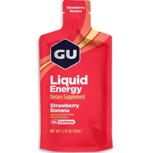 GU Liquid Energy Gel Strawberry Banana No Caffeine 51ml