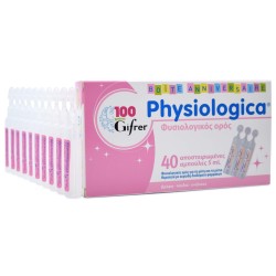 Gifrer Physiologica Φυσιολογικός Ορός για τη Μύτη και τα Μάτια 40 Αμπούλες των 5ml