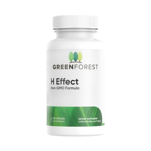 Green Forest H Effect 120caps, Συμπλήρωμα Διατροφής για Χασιμότο 120 κάψουλες