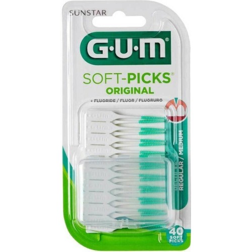 Gum Soft Picks Original Medium Μεσοδόντια Βουρτσάκια (632) 40τμχ