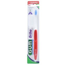 Sunstar Gum Ortho Οδοντόβουρτσα Μαλακή Κόκκινη (124 )