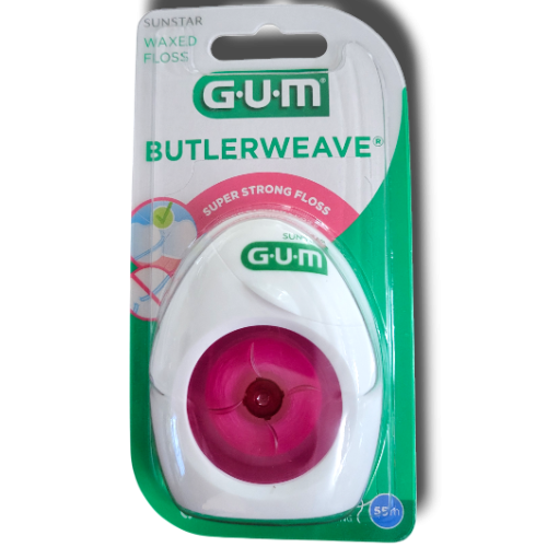 Gum ButlerWeave Κερωμένο Οδοντικό Νήμα (1155) 55m