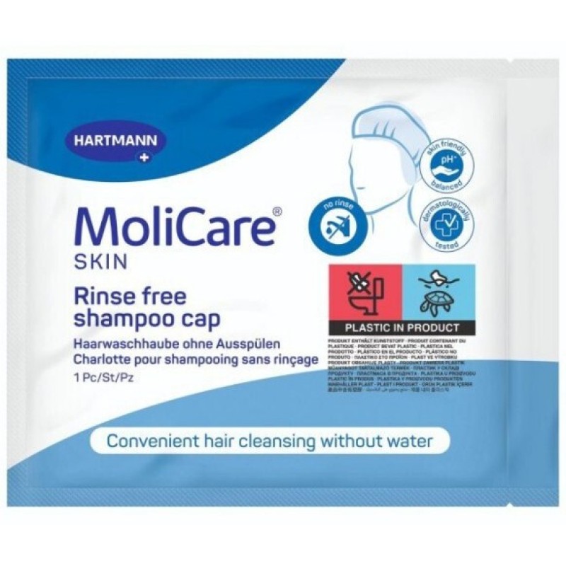 Hartmann Molicare Skin Σκουφακι Λουσιματος Προεμποτισμενο 1 Τμχ