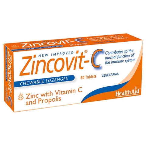 Health Aid Zincovit C veg.tabs 60s