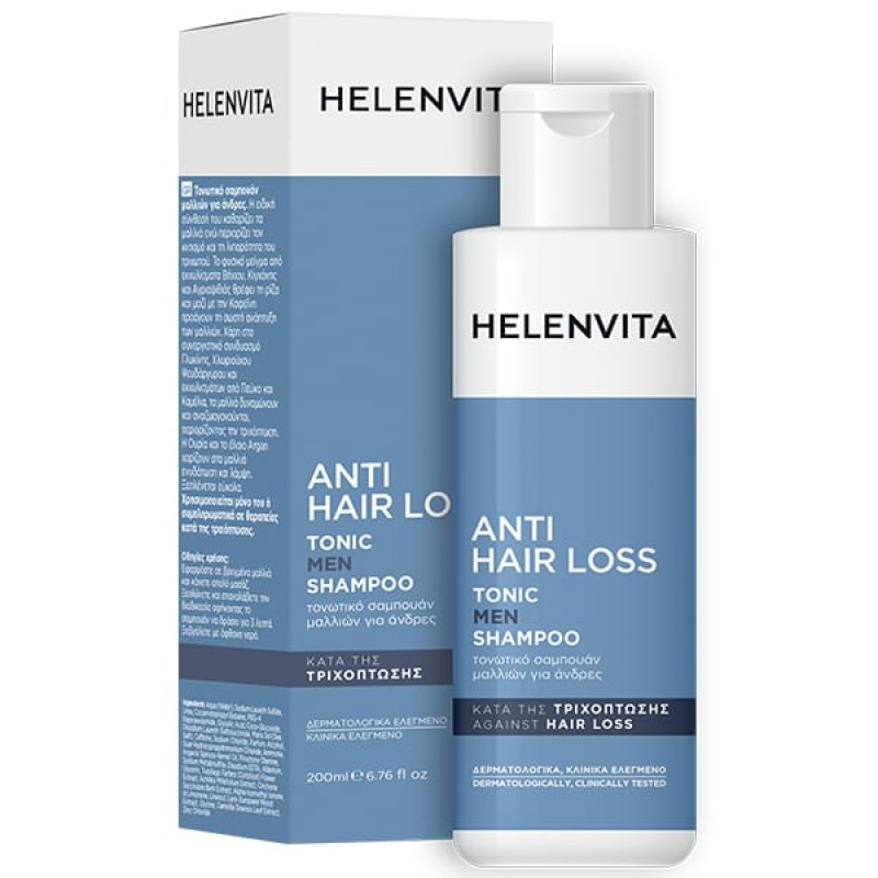 Helenvita Anti Hair Loss Tonic Men Shampoo Τονωτικό Σαμπουάν για Άνδρες κατά της Τριχόπτωσης 200ml