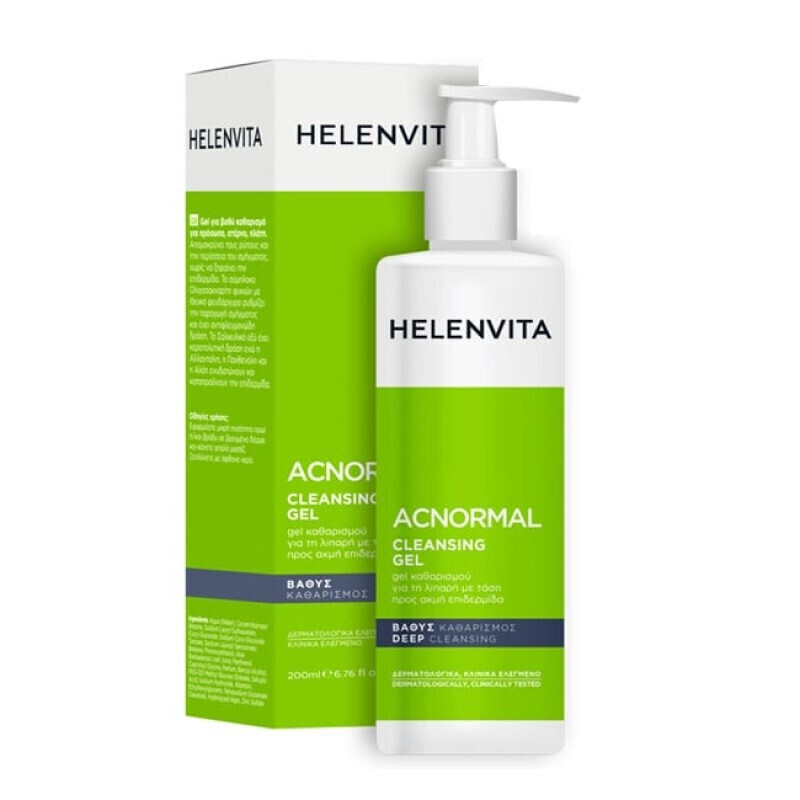 Helenvita Acnormal Gel Καθαρισμού για Λιπαρές Επιδερμίδες 400ml