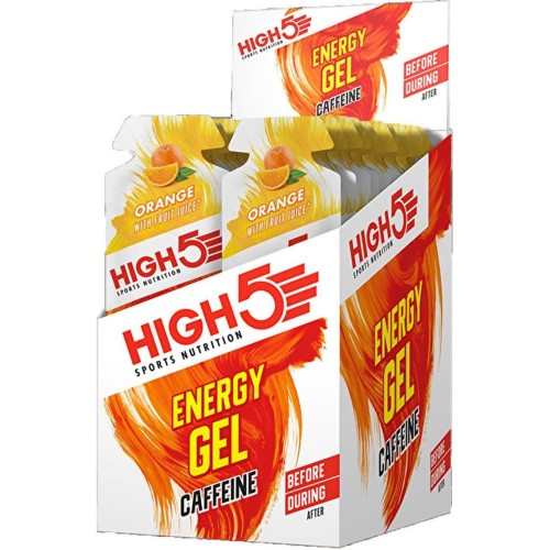 HIGH5 Energy Gel Caffeine Orange 20 x 40g