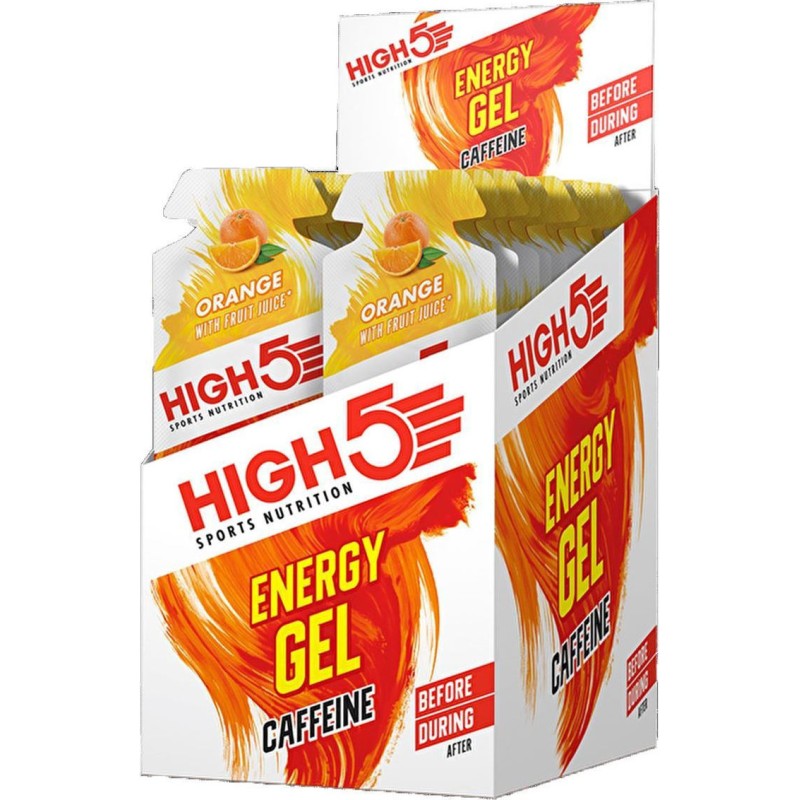 HIGH5 Energy Gel Caffeine Orange 20 x 40g