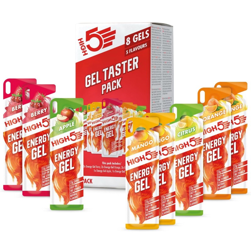 High5 Promo Pack Energy Gel Tester Pack 8×40 gr