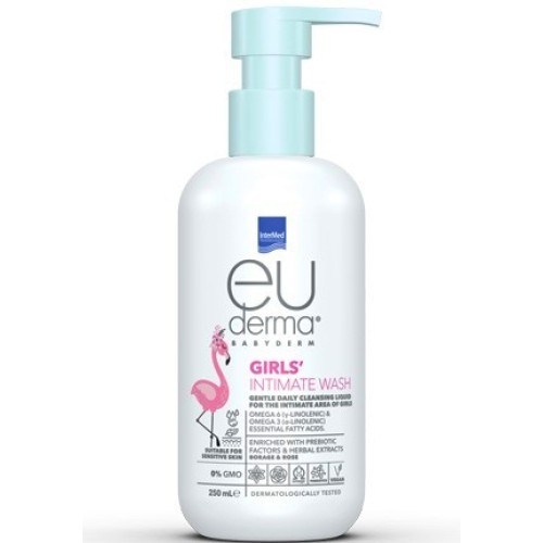 Intermed Euderma Babyderm Girls' Intimate Wash 250ml