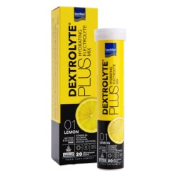 Intermed Dextrolyte Plus Ηλεκτρολύτες Με Γεύση Λεμόνι 20 Αναβράζοντα Δισκία