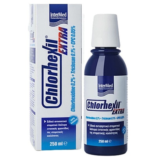 Intermed Chlorhexil Extra Mouthwash - Στοματικό Διάλυμα 250ml