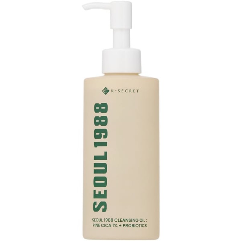 K-Secret Seoul 1988 Cleansing Oil Pine Cica 1% + Probiotics - Έλαιο Καθαρισμού & Ντεμακιγιάζ, 200ml