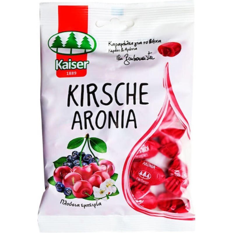 Kaiser Kirsche Aronia Καραμέλες για το Bήχα με Κεράσι & Αρώνια 90g