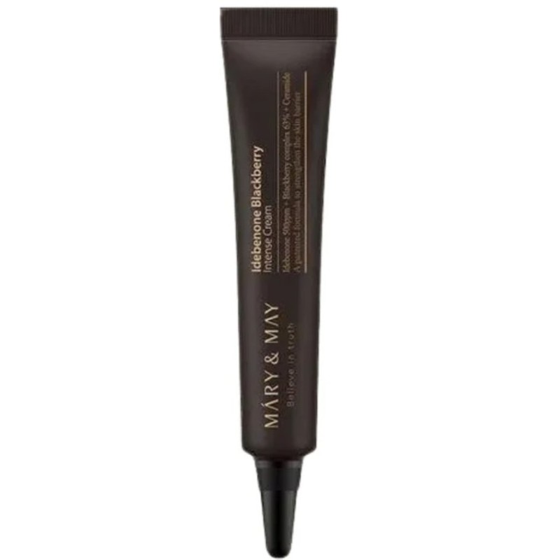 Mary & May Idebenone Blackberry Complex Intense Cream  | Αντιρυτιδική Κρέμα με Ιδεβενόνη για Λάμψη & Ενίσχυση Επιδερμίδας (12 g)