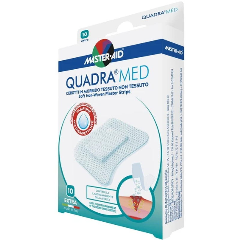 Master Aid Quadra Med Strip Extra 10τμχ