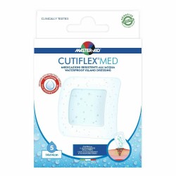 Master Aid Αδιάβροχα Αυτοκόλλητα Επιθέματα Cutiflex 14x14cm 5τμχ