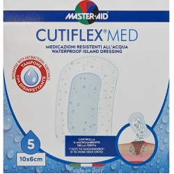 Master Aid Αδιάβροχα Αυτοκόλλητα Επιθέματα Cutiflex 10x6cm 5τμχ
