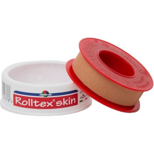 Master Aid Rolltex Skin Υφασμάτινη Επιδεσμική Ταινία 1.25cm x 5m