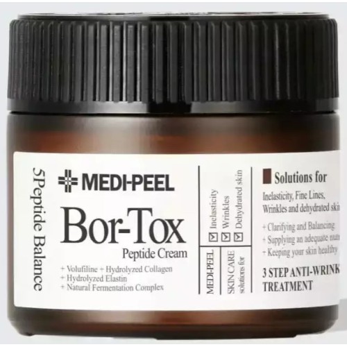 MediPeel Peptide Tox-Bor Cream - Ενυδατική Κρέμα Προσώπου Ημέρας με Ρετινόλη & Υαλουρονικό Οξύ 50ml