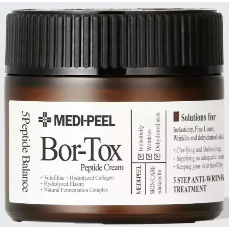MediPeel Peptide Tox-Bor Cream - Ενυδατική Κρέμα Προσώπου Ημέρας με Ρετινόλη & Υαλουρονικό Οξύ 50ml