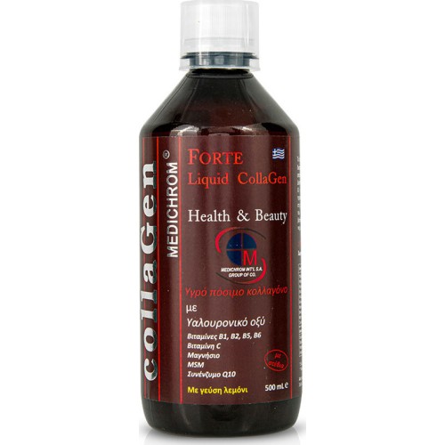 Medichrom Forte Liquid Collagen Λεμόνι 500ml