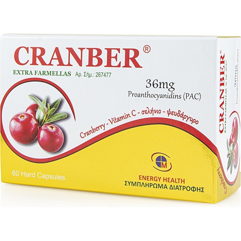 Medichrom Cranber Extra Farmellas 36mg 60caps