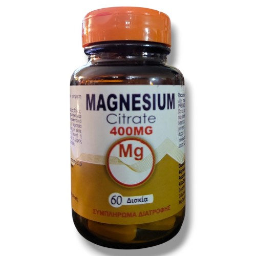 Medichrom Magnesium Citrate 400mg Κιτρικό Μαγνήσιο, 60 δισκία