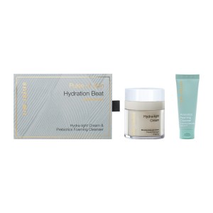 Panthenol Extra Pulse of Skin Hydration Beat Set Hydra-Light Cream 50ml & Prebiotics Foaming Cleanser 20ml